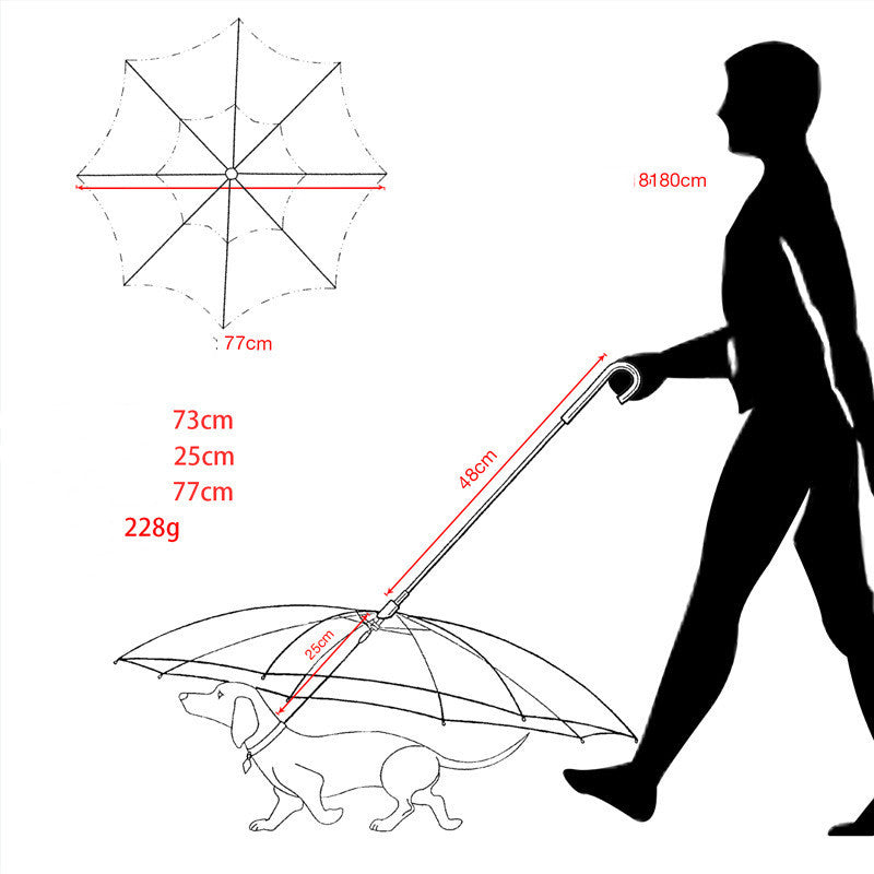 Dog Umbrella Rain Protector