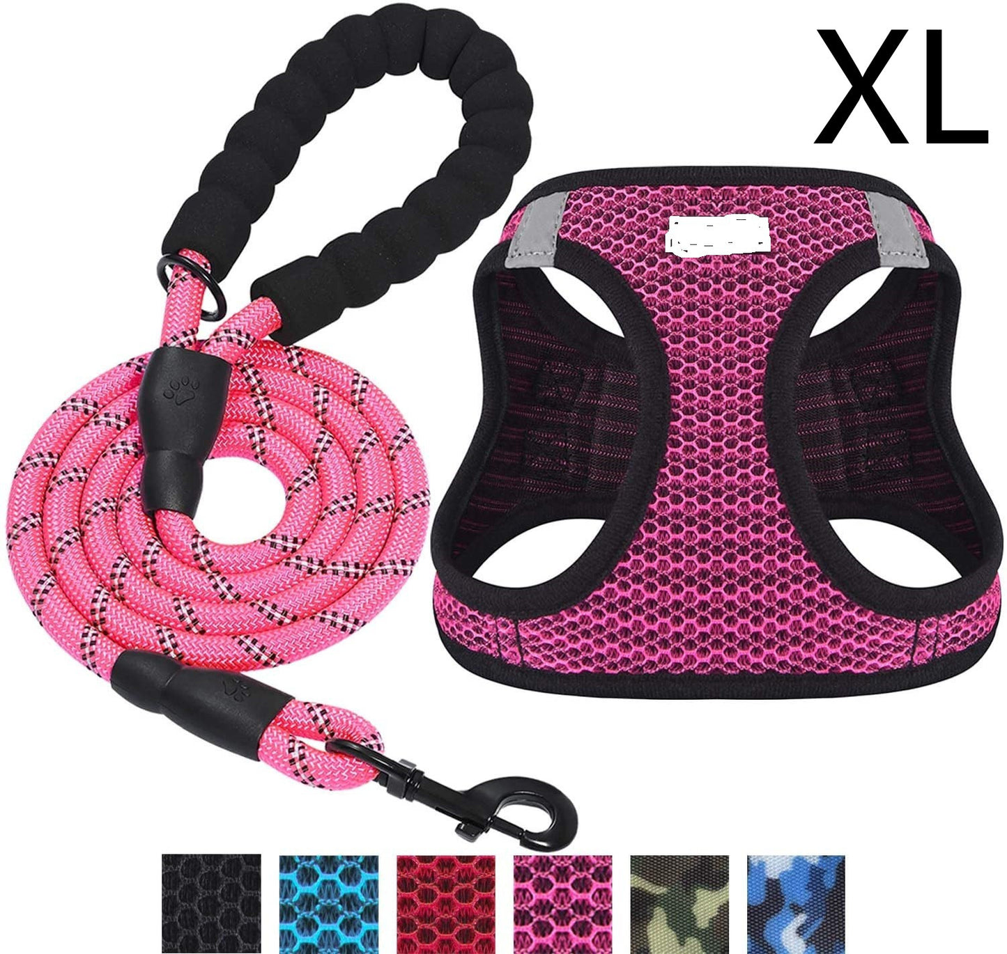 Reflective Pet Harness and Lesh