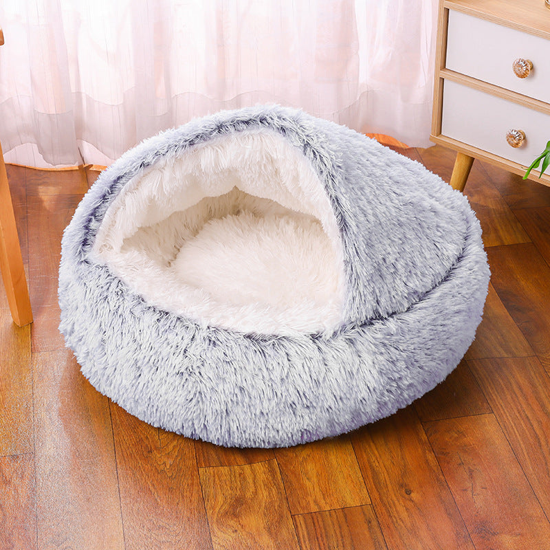 Deep Sleep Half-pack Plush Pet Bed