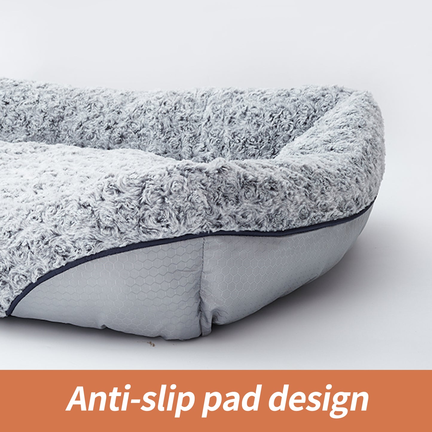 Pet Square Bed - Removable Cushion