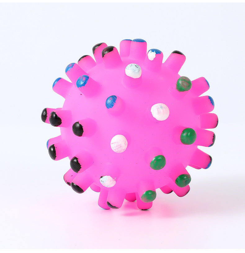 Spike Squeaky Toy Ball