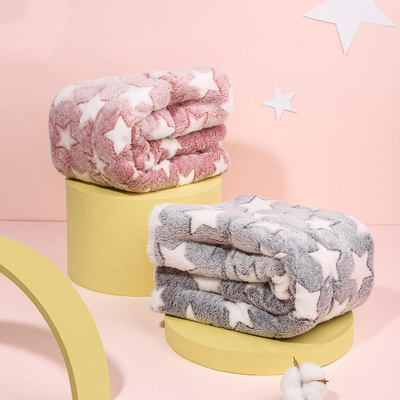 Cats Flannel Star Blanket