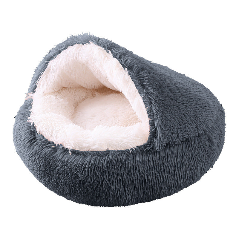 Deep Sleep Half-pack Plush Pet Bed