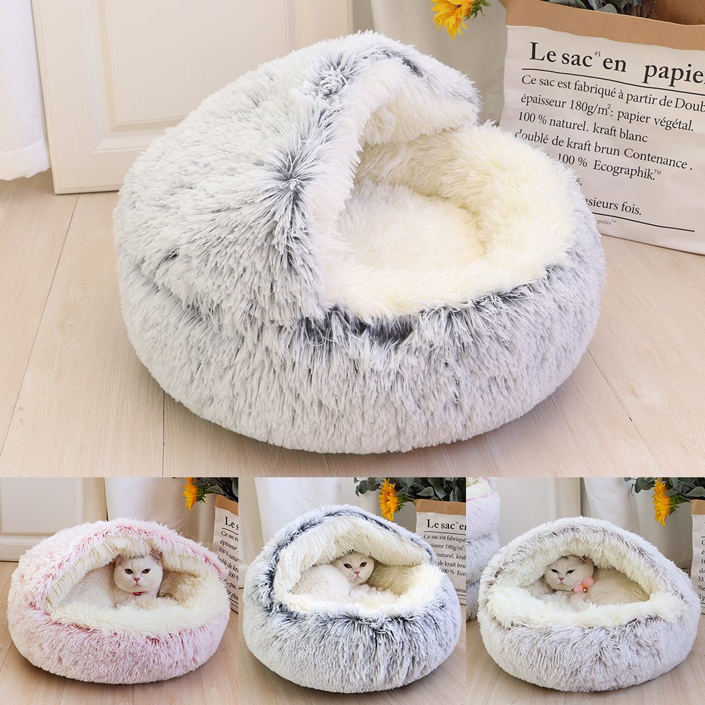 Deep Sleep Half-pack Plush Pet Bed