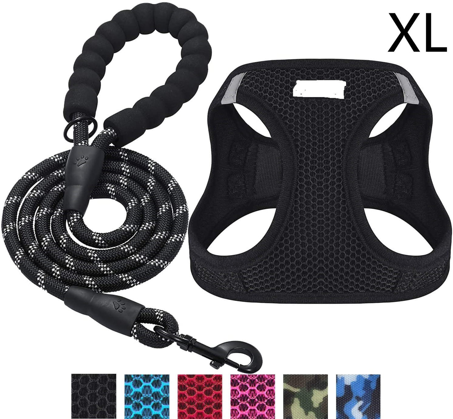 Reflective Pet Harness and Lesh