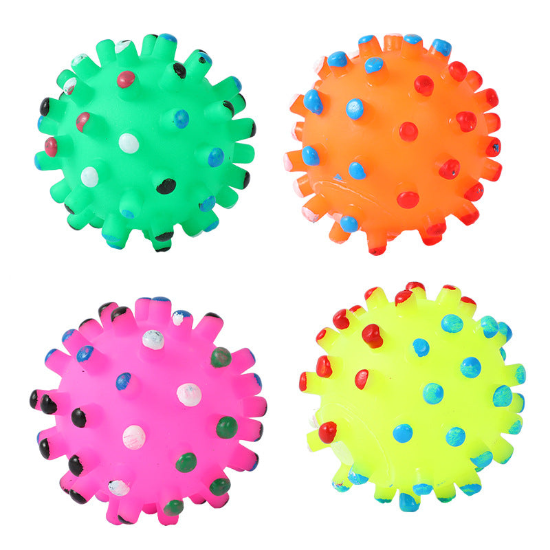 Spike Squeaky Toy Ball