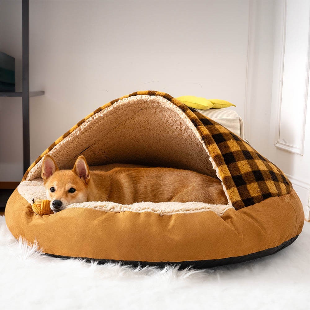 Plush Dog And Cat Nest