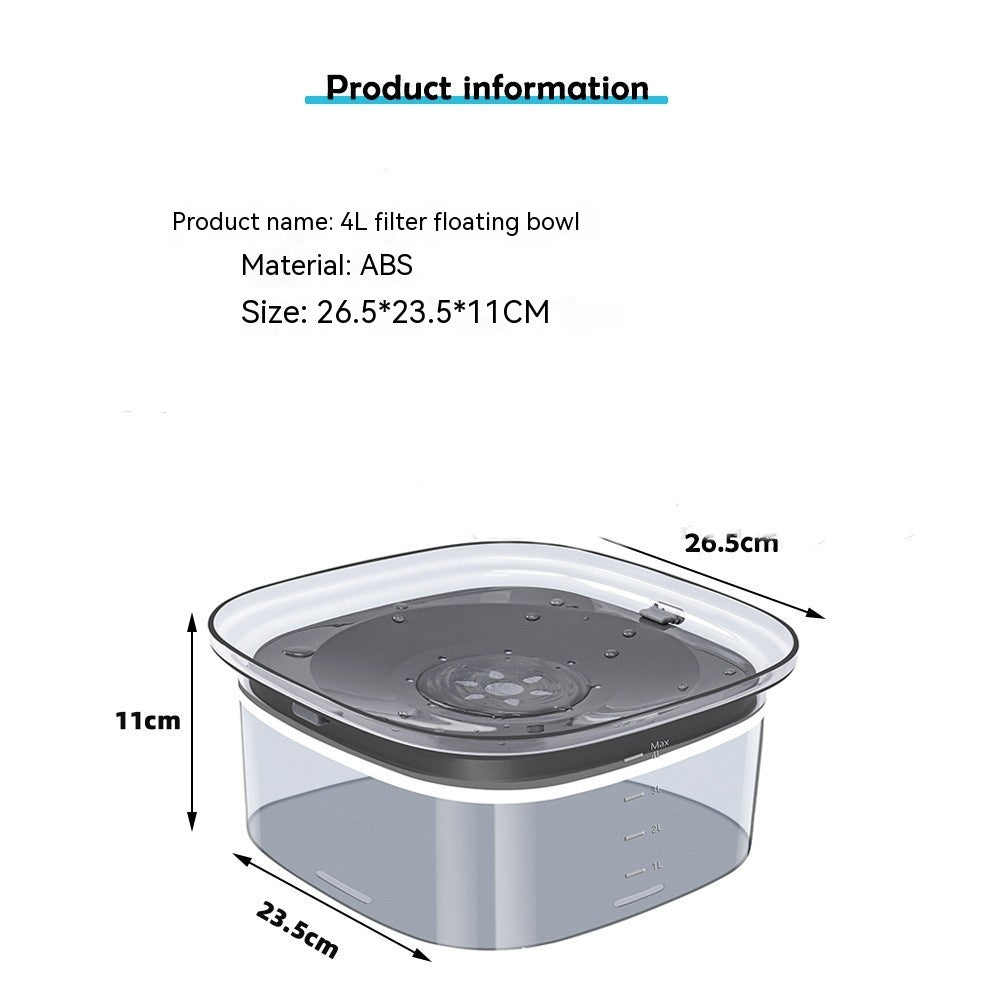 Spill Proof Pet Water Bowl