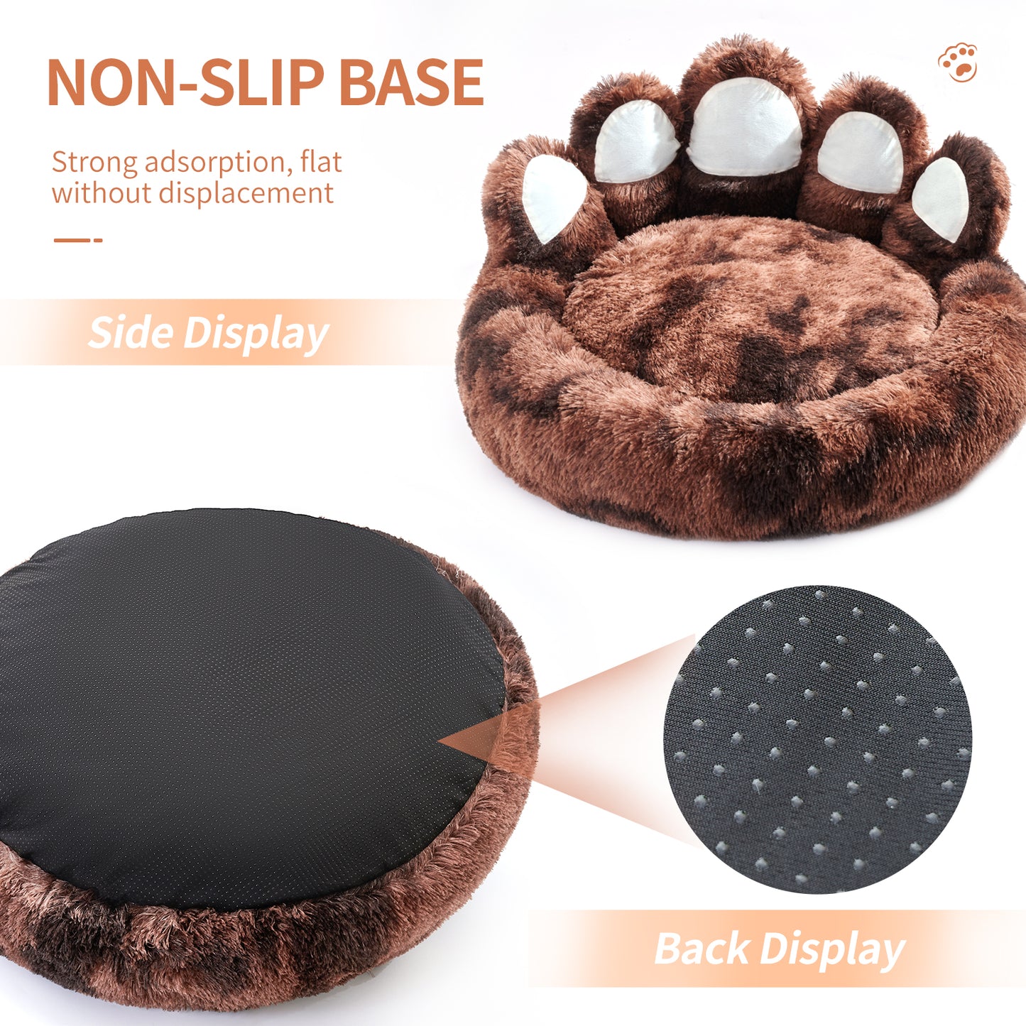 Cute Bear Paw Fluff Bed