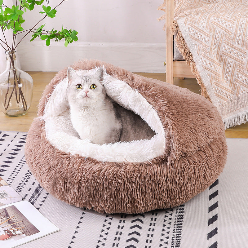 Deep Sleep Half-pack Plush Pet Bed