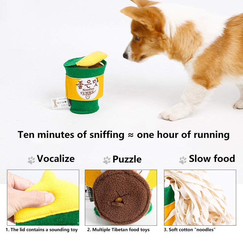 Noodle Bucket Sniff Toy